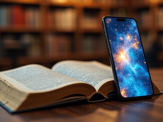 Libri di testo tradizionali confrontati con l'app Nimbus Learn