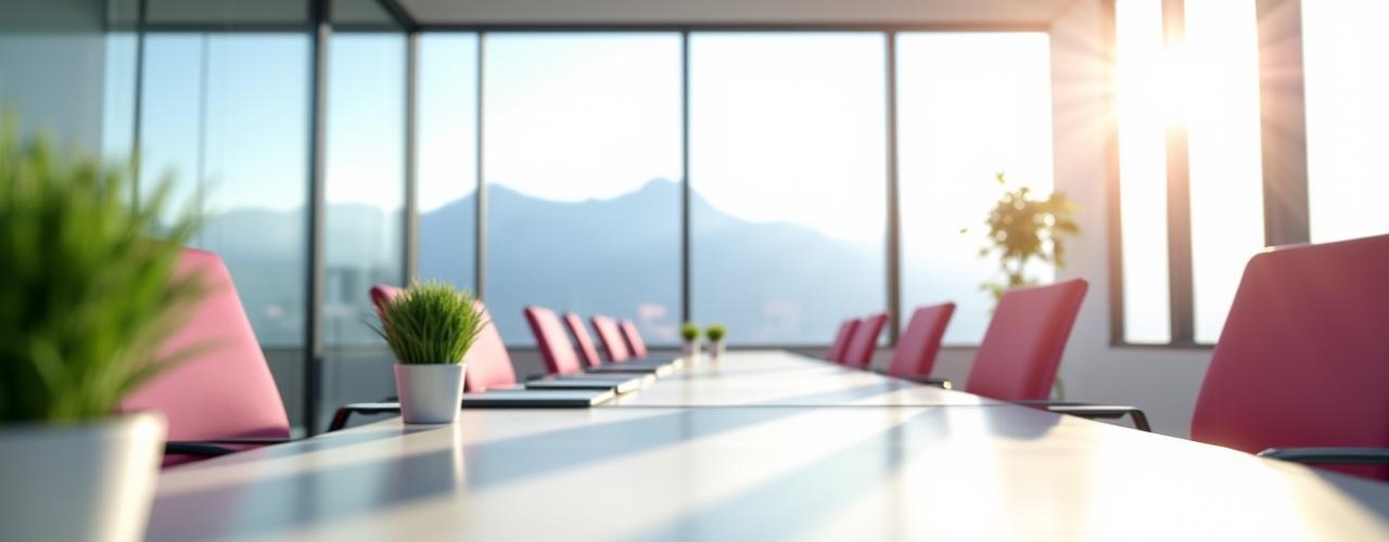Ufficio moderno a Torino con vista sulle Alpi